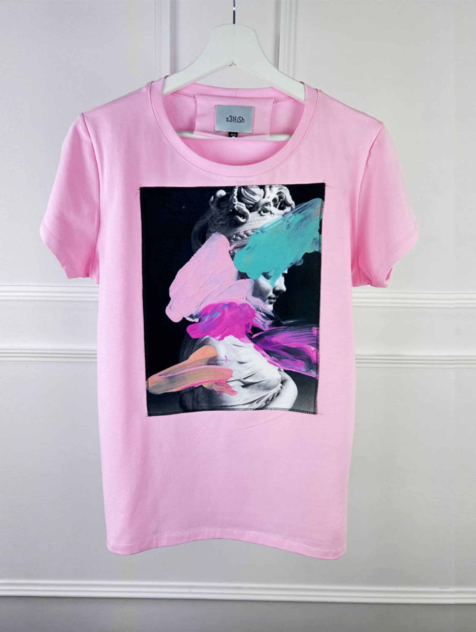 Дамска тениска pink art