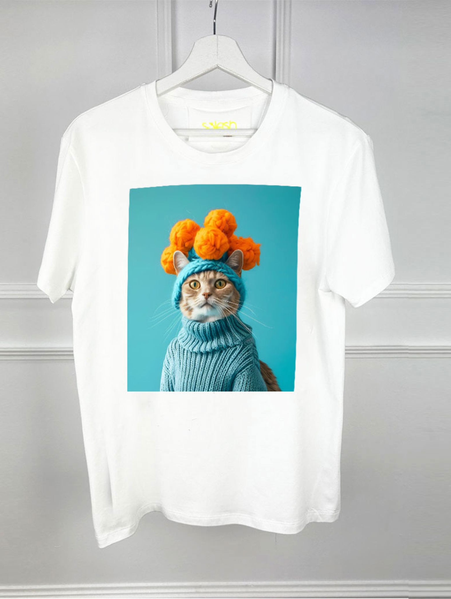 Тениска TURQUOISE CAT