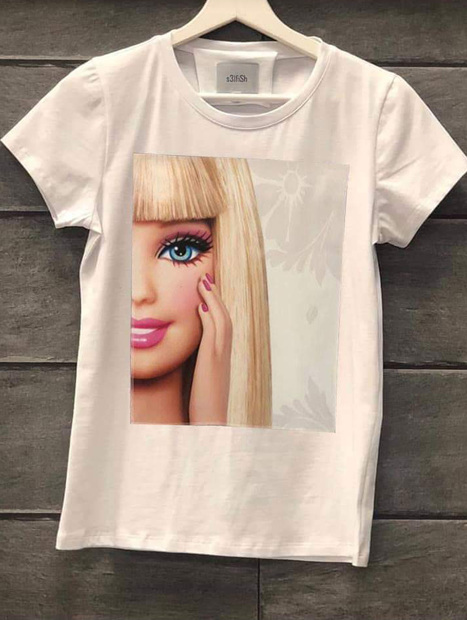 Тениска Barbie face 007