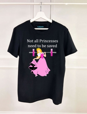 Широка тениска Not all princesses