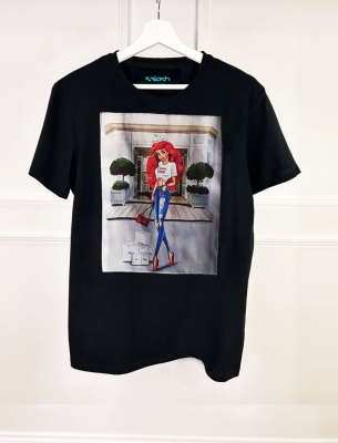 Дамска Тениска Ariel черна