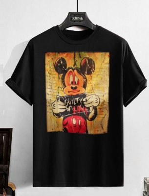 Мъжка Тениска Bed Mickey black