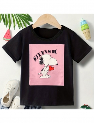 Детска Тениска S3lfish pink b