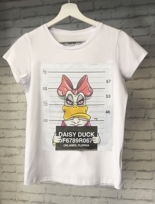 Дамска тениска Daisy Duck white