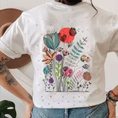 ШИРОКА ТЕНИСКА FLOWERS