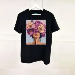 ШИРОКА ТЕНИСКА LOVE FLOWERS B