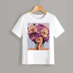 ШИРОКА ТЕНИСКА LOVE FLOWERS