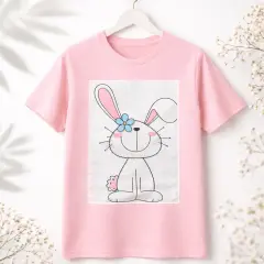 ШИРОКА ТЕНИСКА PINK BUNNY