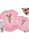 Дамска/Детска Тениска Pink bunny