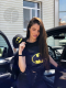 Дамска тениска Batman black sale